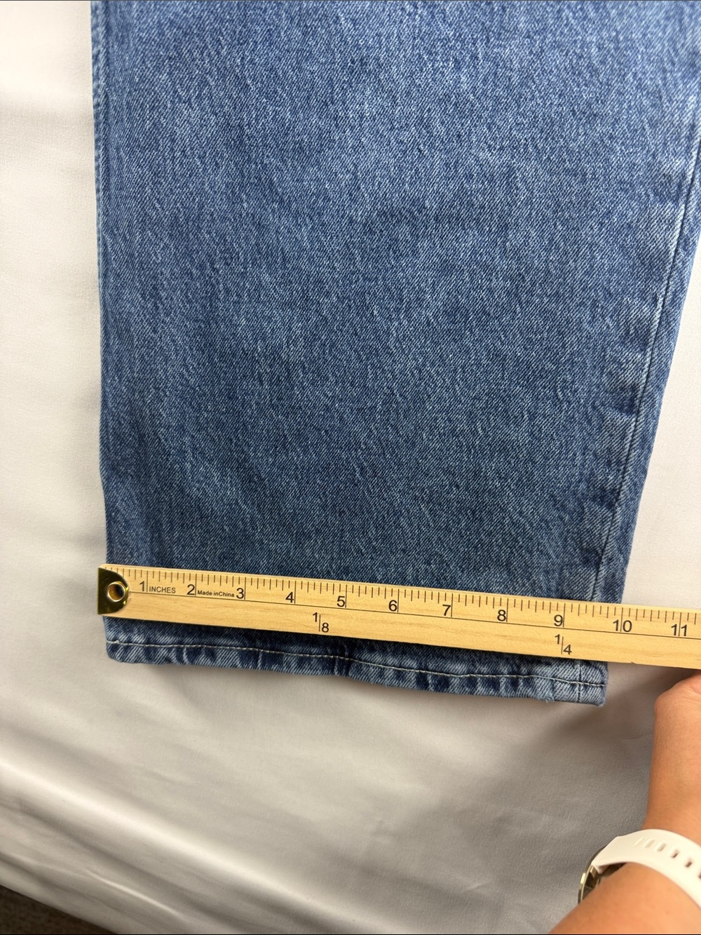 Free Assembly Super High Wide Leg Jeans Women's Size 6 - Picture 3 of 10